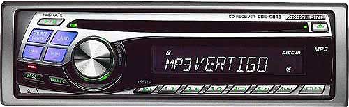 CD-MP3- Alpine CDE-9843