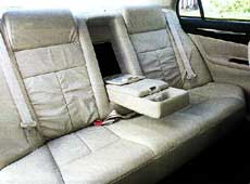 Chery B11 Oriental Sun. Задний ряд сидений.