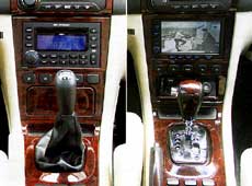 Варианты передней панели Chery B11 Oriental Sun в зависимости о комплектаций.