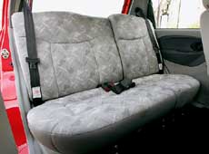 Chery S11 QQ. Второй ряд сидений