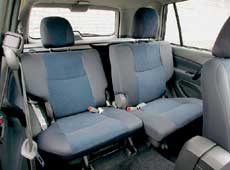 Chery T11 Tiggo. Второй ряд сидений.