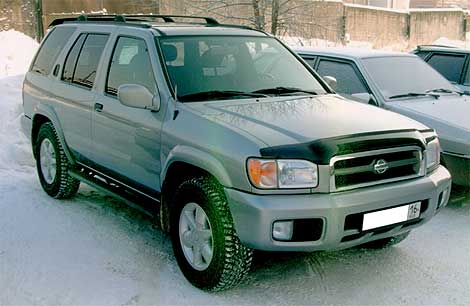 Nissan Pathfinder 3.5i V6 24V LE бензин 220 л.с. 2001 г. пробег 105000 км серо-серебристый металлик максимальная комплектация отличное состояние новый комплект летней резины Отличное состояние Цена 26000$ Телефон (843) 290-74-84